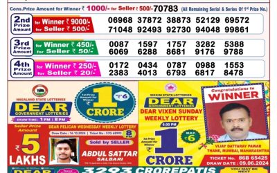 Lottery Sambad Old Result 8PM 22.10.24