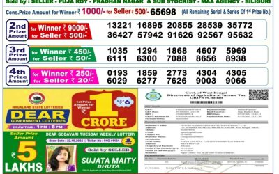 Lottery Sambad Old Result 6PM 28.10.24