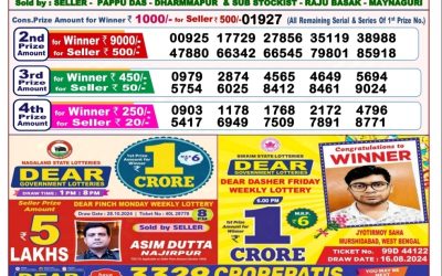Lottery Sambad Old Result 8PM 6.11.24