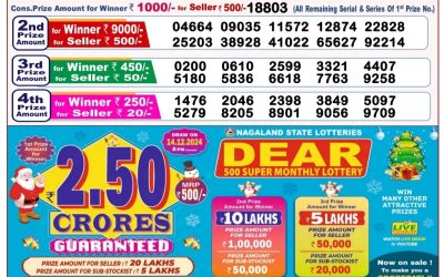 Lottery Sambad Old Result 8PM 11.11.24