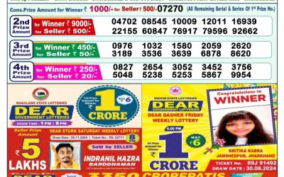 Lottery Sambad 1 PM Result Today 13.11.24